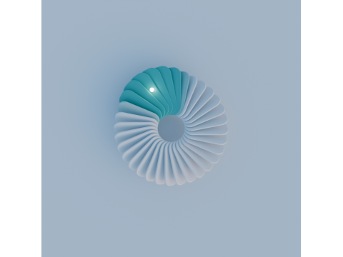 Make A Modern Abstract Loop Modèle 3D
