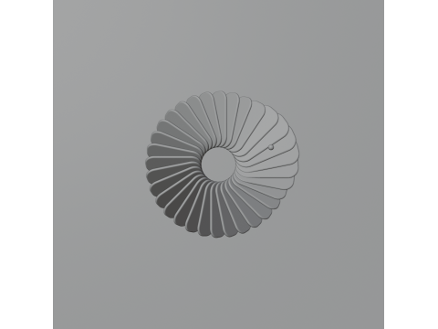 Make A Modern Abstract Loop 3D Model