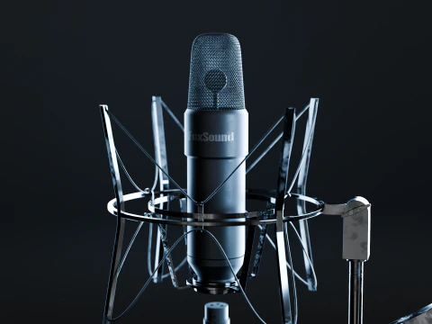 Microphone 3D Model