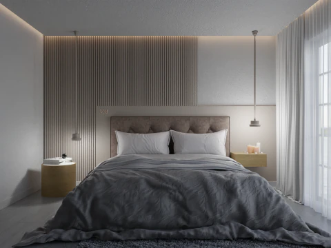 スタイルベッドルーム 3Dモデル