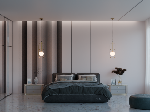 Master Bedroom in Blender 3Dモデル