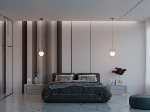 Camera da letto Modello 3D