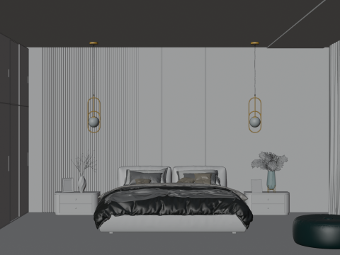 Bedroom 3D 模型