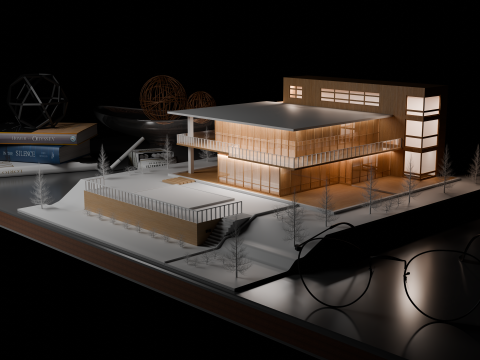 Maket Architecture of the house 3Dモデル