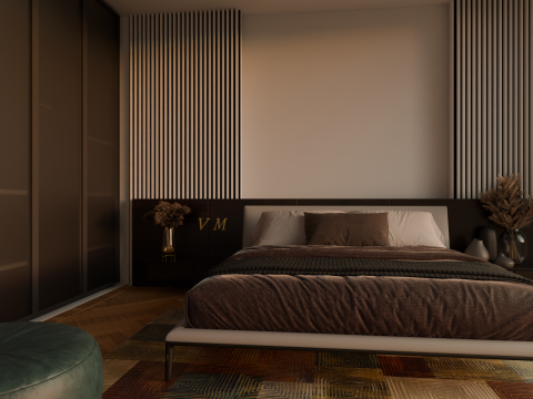 Bedroom 3D-Modell