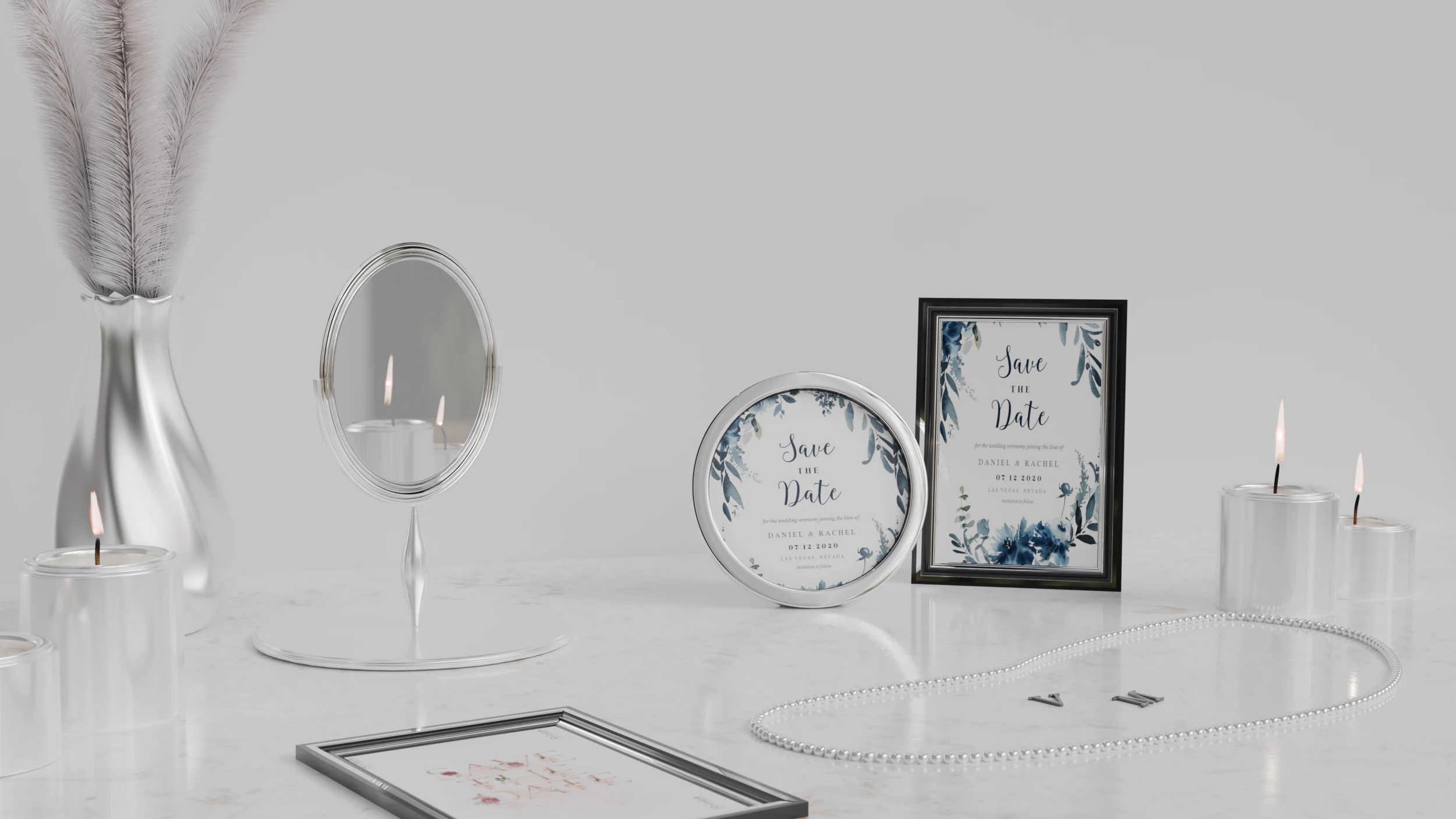 Wedding art 3D Model .c4d .max .obj .3ds .fbx .stl .blend 