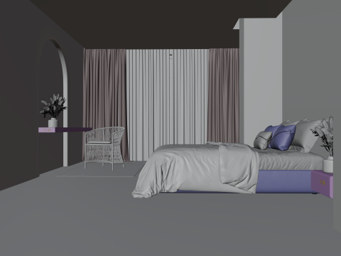 Bedroom 3D Модель