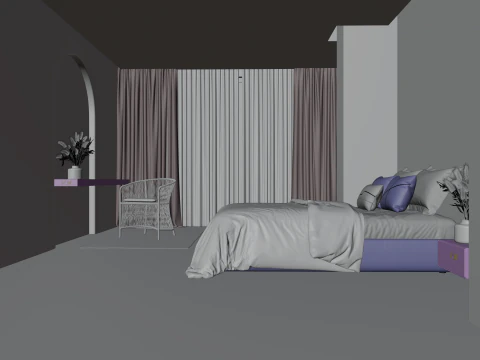 Bedroom 3D Model