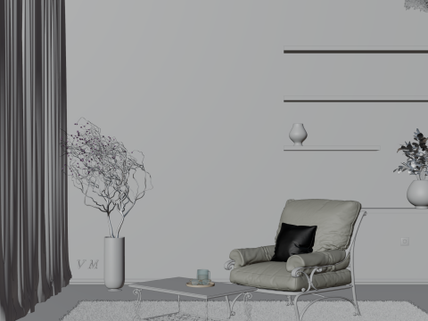 Living room 3D Model