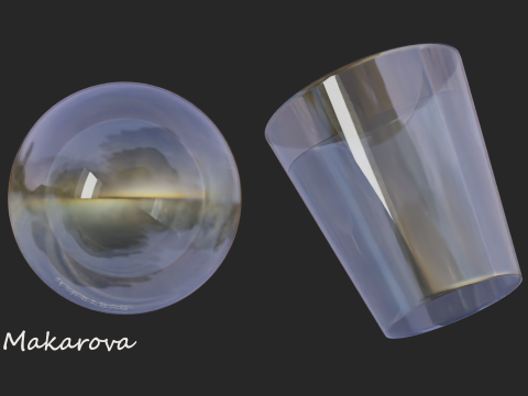 Procedural Glass Material CG Texturen