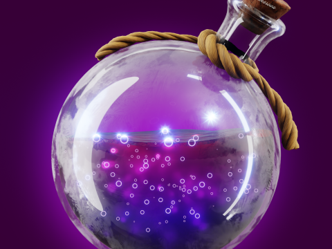 Magical Potion 3D Model