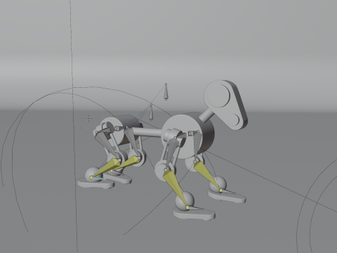 Robot Dog Model 3D