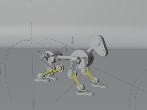 Robot Dog 3D Model