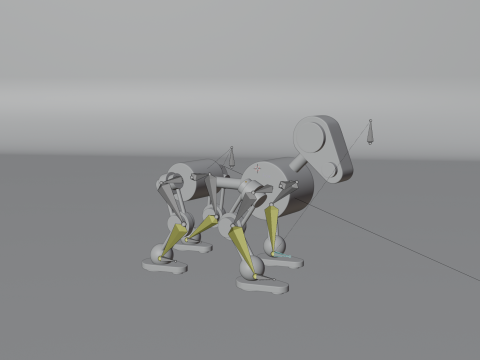 Robot Dog Model 3D