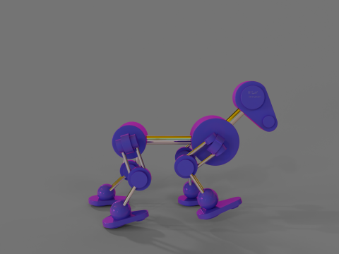 Robot Dog Model 3D