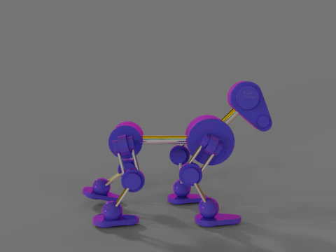 Robot Dog 3D Model