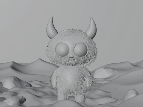 Sweet little devil 3D Model