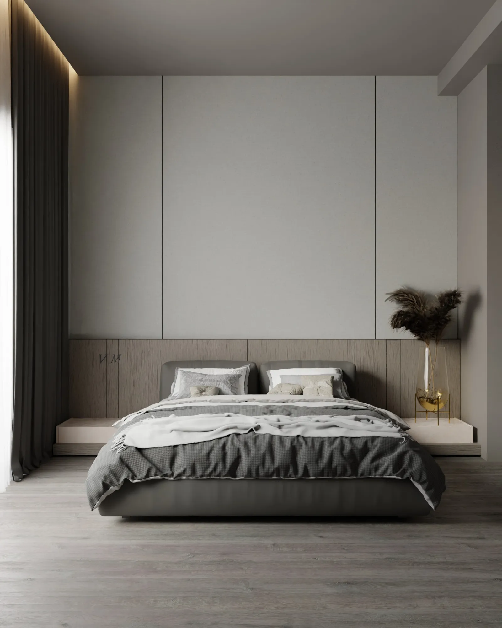 Bedroom 3D Model .c4d .max .obj .3ds .fbx .stl .blend 