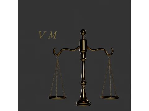 バランススケール 3Dモデル