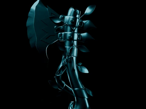 Magical axe 3D Model