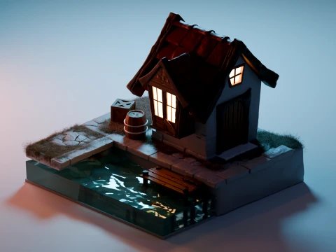 Water Front Modelo 3D