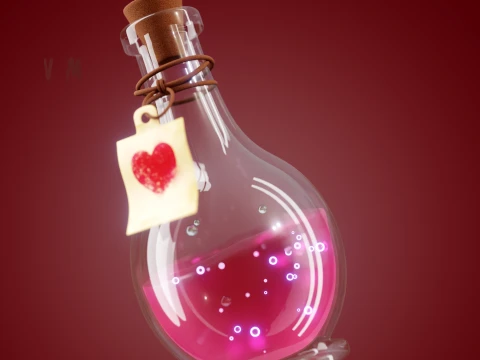 Love Potion 3D Model