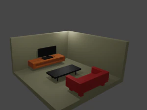 Habitaci&oacute;n Modelo 3D