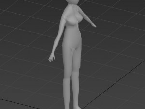 LowpolyWoman 3D Модель