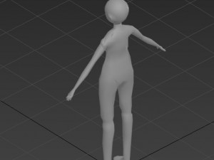 LowpolyWoman 3D Модель