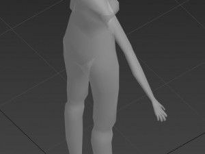 LowpolyWoman 3D Модель