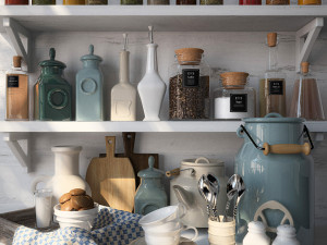 Kitchen Set 02 3D 模型