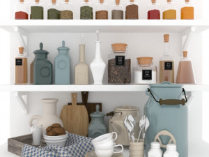 Kitchen Set 02 3D Model