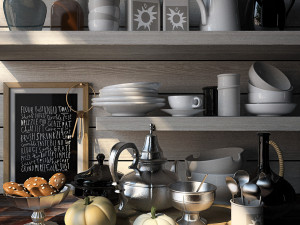 Kitchen Set 04 3D 模型