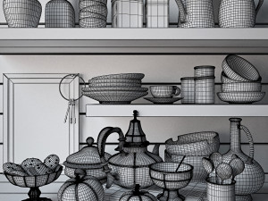 Kitchen Set 04 3D 模型