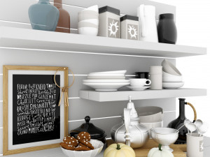 Kitchen Set 04 3D 模型