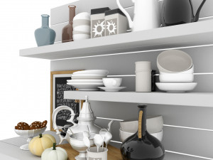 Kitchen Set 04 3D 模型