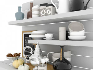 Kitchen Set 04 3D Model