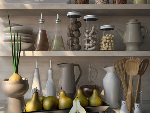 Kitchen Set 05 3D 模型