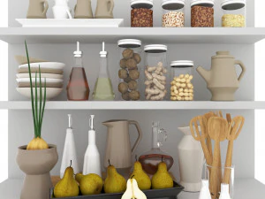 Kitchen Set 05 3D Model