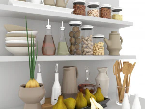 Kitchen Set 05 3D Model