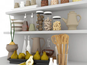 Kitchen Set 05 3D Model