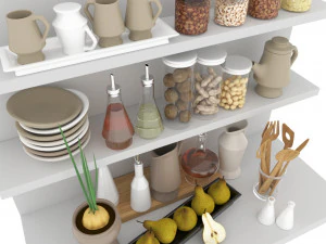Kitchen Set 05 3D Model
