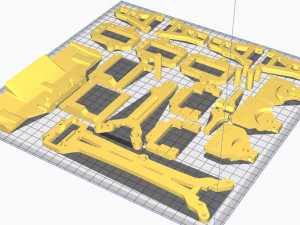 HSP 94123 Flying Fish RWD conversion kit 3D 프린트 모델