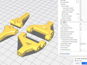 HSP 94123 Flying Fish RWD conversion kit 3D 프린트 모델