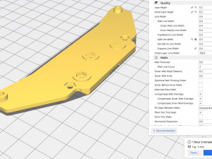 HSP 94123 Flying Fish RWD conversion kit 3D 프린트 모델