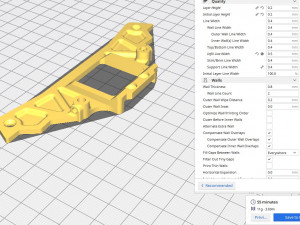 HSP 94123 Flying Fish RWD conversion kit 3D 프린트 모델