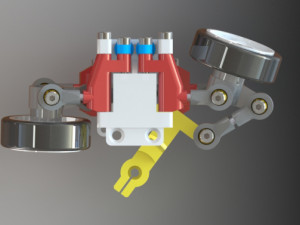 1-24 RWD drift chassis kit 3D 프린트 모델