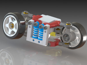 1-24 RWD drift chassis kit 3D 프린트 모델