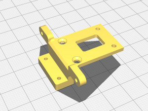 1-24 RWD drift chassis kit 3D 프린트 모델