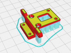 1-24 RWD drift chassis kit 3D 프린트 모델